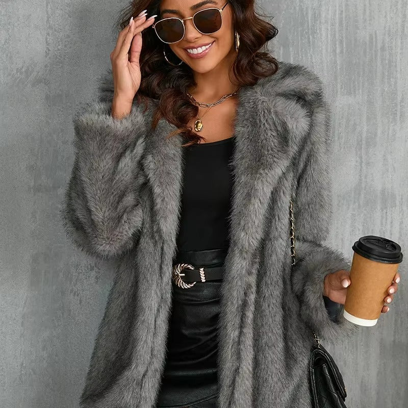 ChicFaux Fur Overcoat™